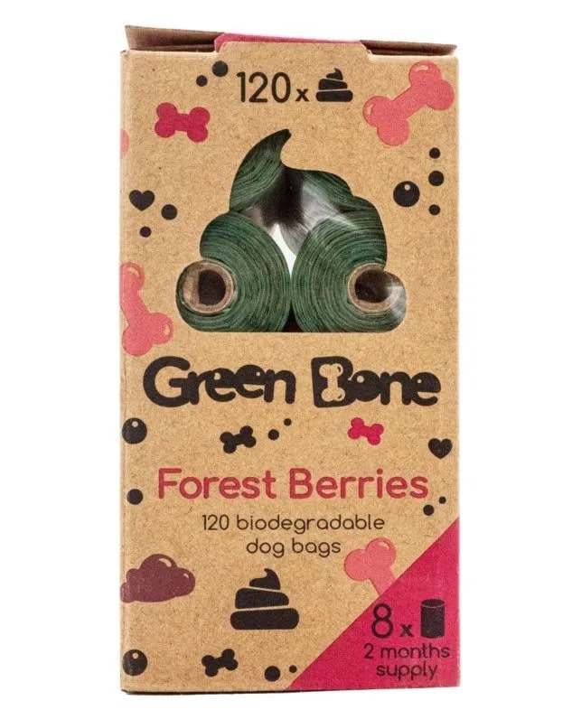 Kakkapussit Green Bone Forest Berries tuoksulla