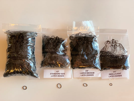 Lateksilenksut, koko S, pikkupussi n. 170 kpl