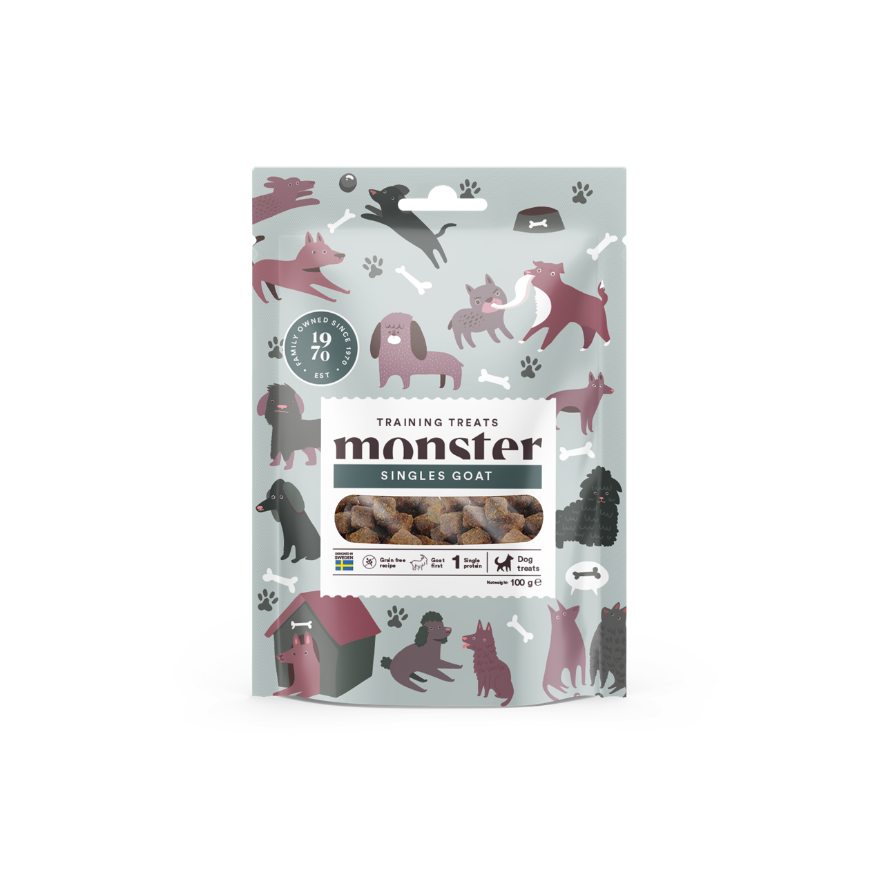 Monster Dog Training Treats Goat, vuohi