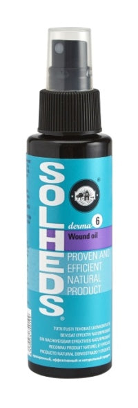 Solheds Derma6 Wound Oil 100 ml, haavaöljy
