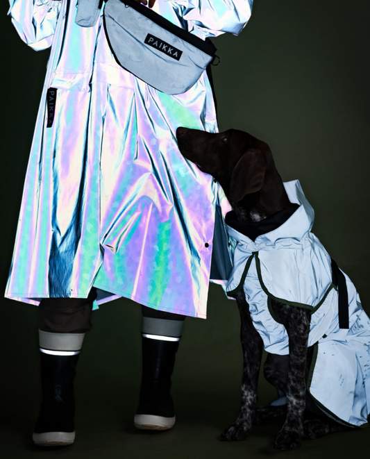 Paikka Human Rain Poncho Green Leo