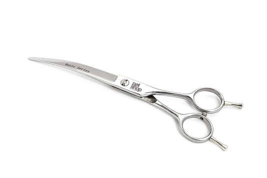 PetShop Basic kaarevat trimmaussakset 7,25"