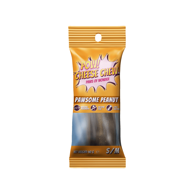 POW! Cheese Chew Pawsome Peanut puruluu