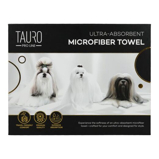 Tauro mikrokuitupyyhe 3 pientä koiraa