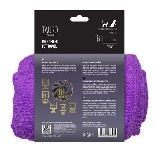 Tauro Pro Line mikrokuitupyyhe 80x120cm