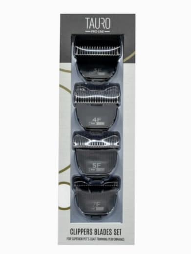Tauro trimmauskoneen teräsetti, 4 kpl