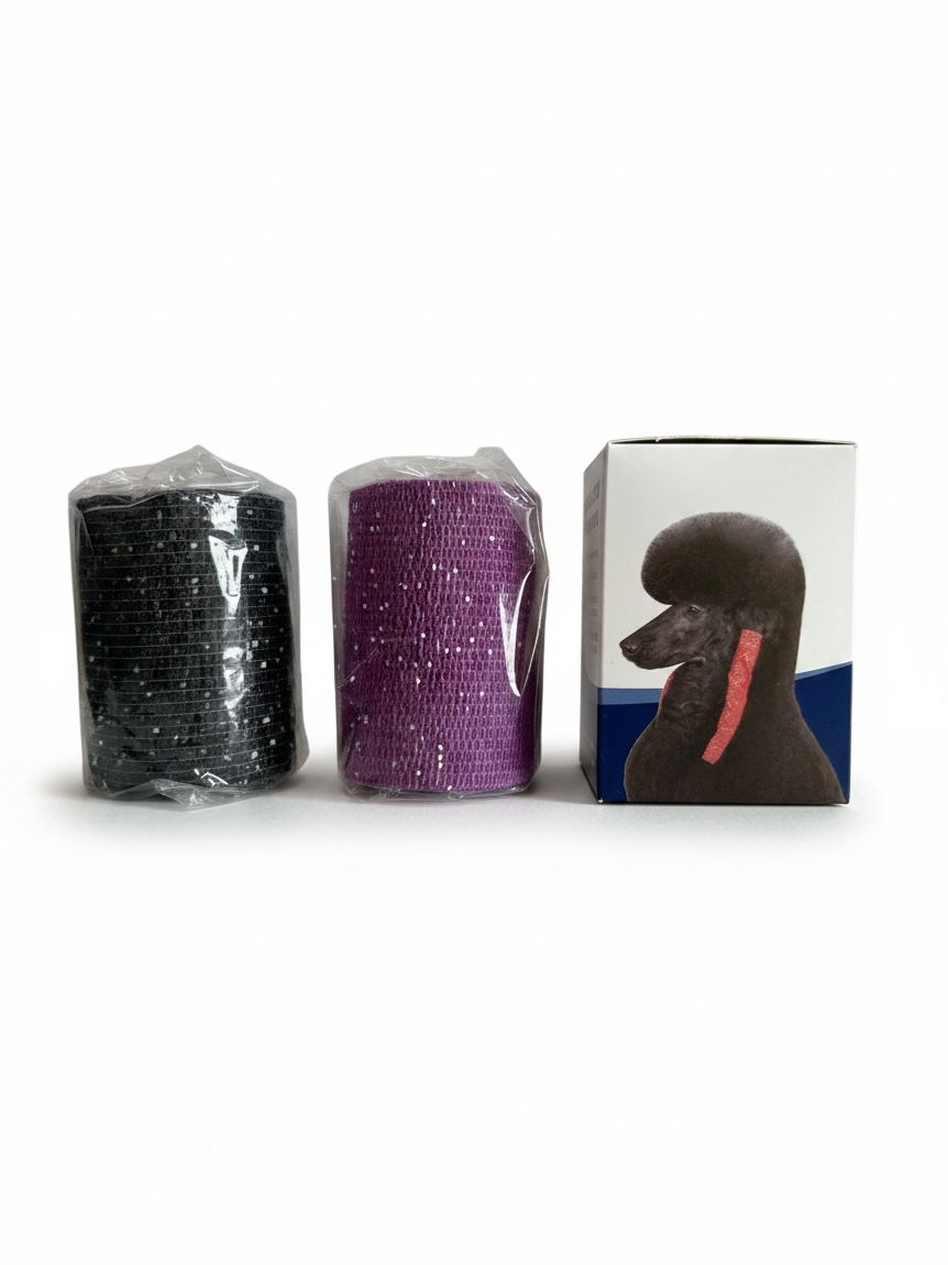Show Tech Karvansuojateippi Glitter Violetti (7,5 cm x 4,5 m)