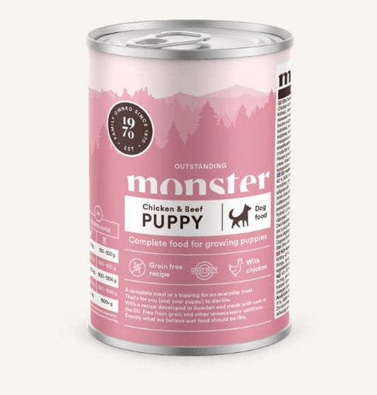 Monster Dog Chicken & Beef Puppy 400g