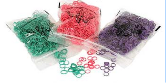 Lateksilenksut, pikkupussi n. 170 kpl (L, halkaisija 9,5mm)