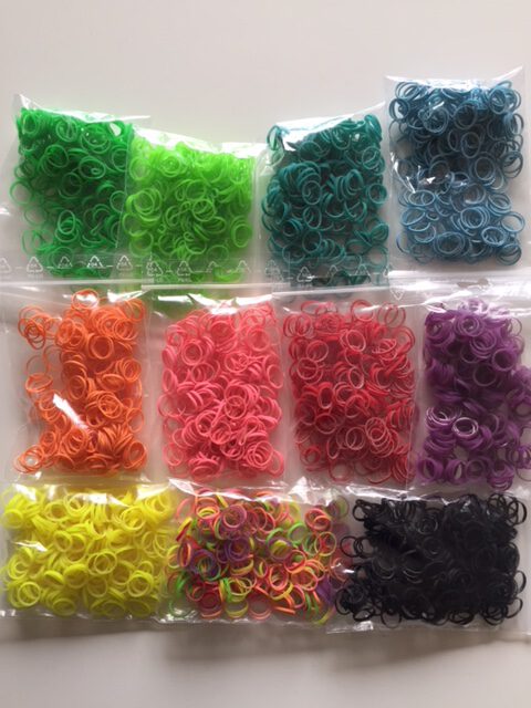 Lateksilenksut,  iso pussi n. 850 kpl (L)