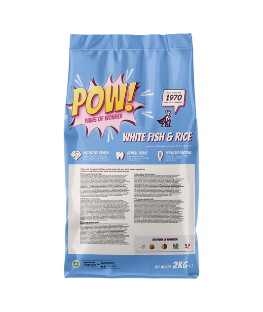 POW! Dog Adult White Fish & Rice