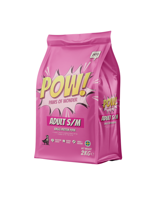 POW! Dog Adult Small / Medium Pork