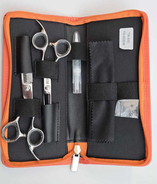 Hasamiya saksisetti, ohennus- ja suorat sakset