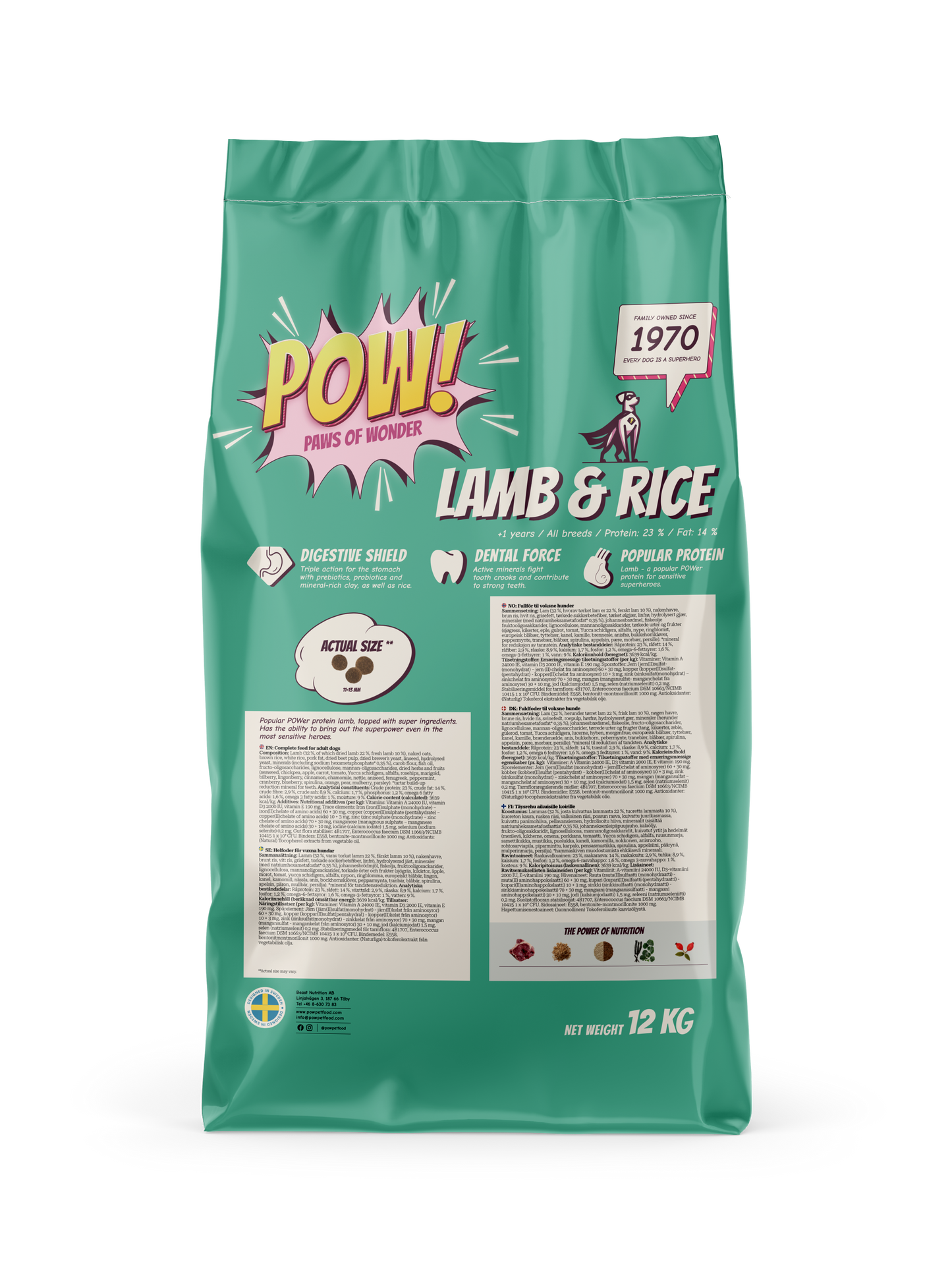 POW! Dog Adult Lamb & Rice