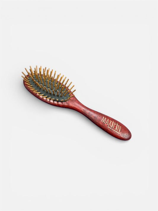 Maxipin ovaali harja 15mm puupiikeillä