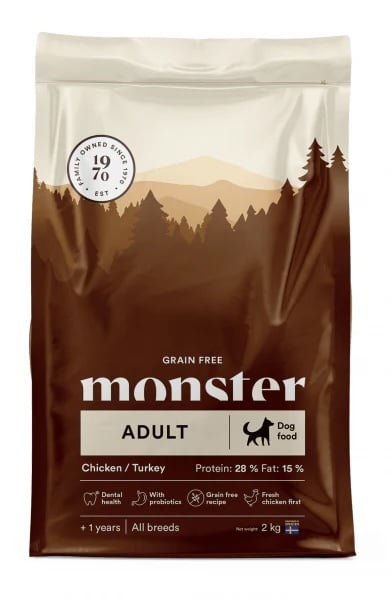 Monster Grain Free Adult Chicken Turkey