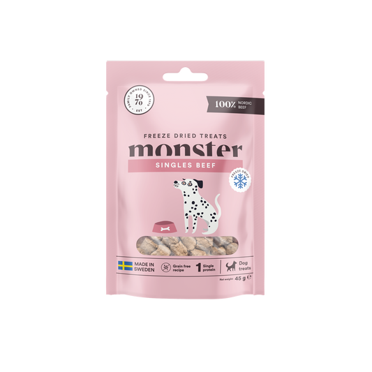 Monster Freezies pakastekuivattu nauta