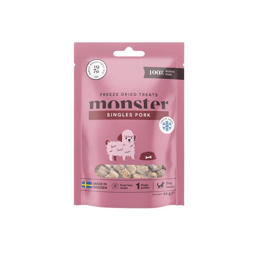 Monster Freezies pakastekuivattu possu