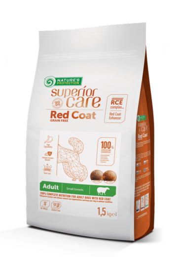 Natures Protection Red Coat Dog Lammas mini 1.5kg