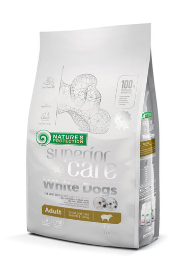 Natures Protection Dog White Lammas Adult Small & Mini 1.5kg