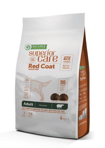 Natures Protection Red Coat Dog Lammas 4 kg