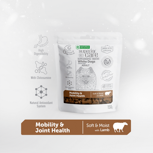 Natures Protection White Dog viljaton Lammas herkku 150g