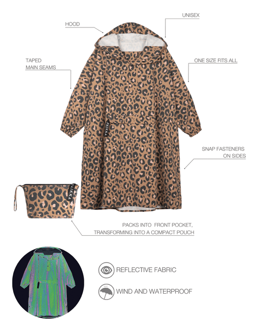 Paikka Human Rain Poncho Leo