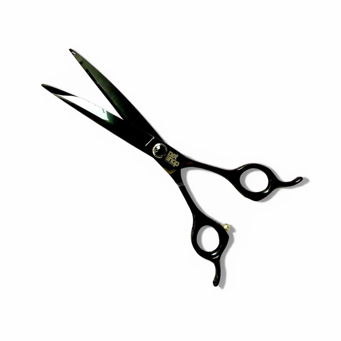 PetShop kaarevat trimmaussakset 7,5" Black