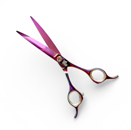 PetShop kaarevat trimmaussakset 7,5" Pink