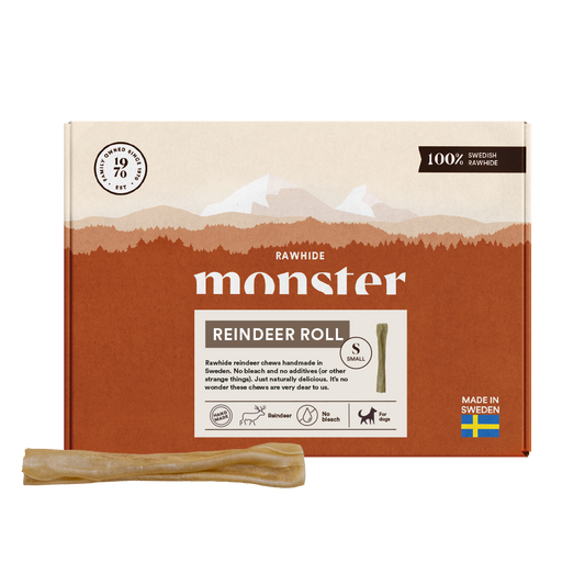 Puruluu Monster Rawhide Reindeer roll, Poro, Small