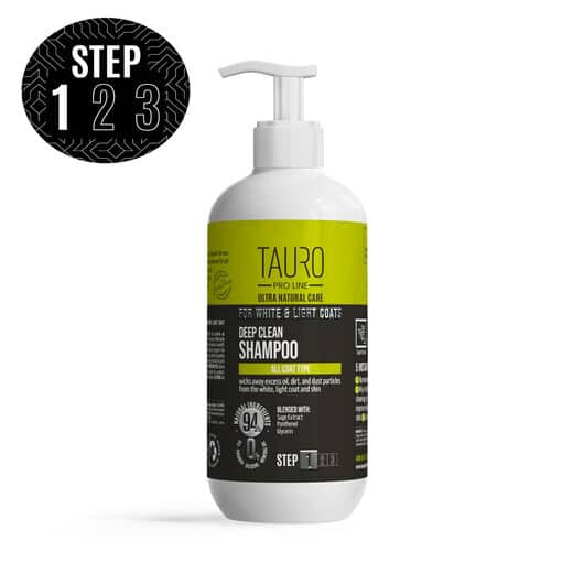 Tauro Pro Line Ultra Natural Care White Coat Deep Clean shampoo